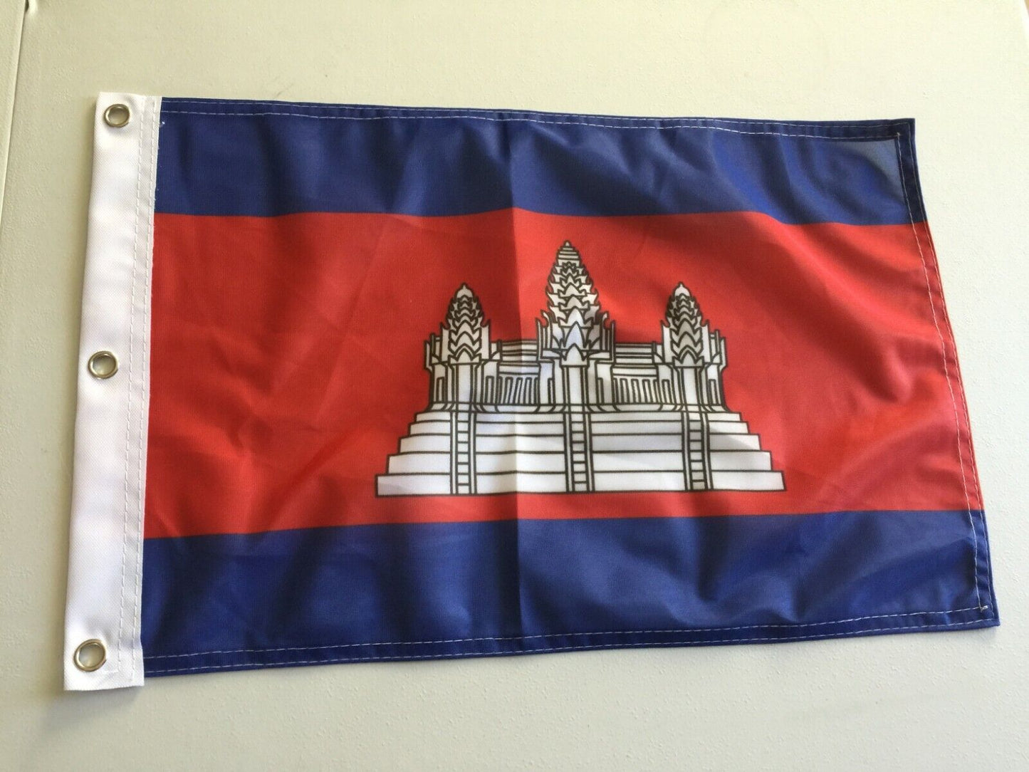 12x18 12"x18" Cambodia Sleeve Flag Boat Car Garden19