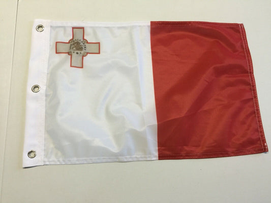 12x18 12"x18" Malta Grommets Flag Boat Car Garden18-Z19