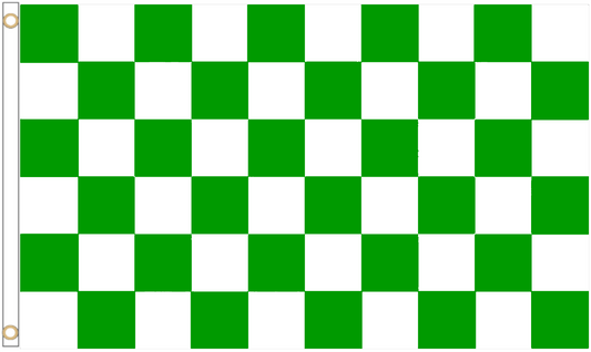 3x5 LARGE LOT OF 4 GREEN & WHITE CHECKERED FLAG WHOLESALE DISCOUNT BANNER