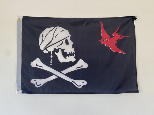 2' x 3' Jolly Roger Pirate Jack Sparrow100D Polyester Boat Car Flag Z17