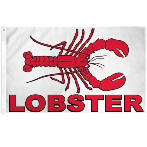 3x5 Advertising Lobster Fresh Maine Premium Quality Flag 3'x5' Banner Grommets