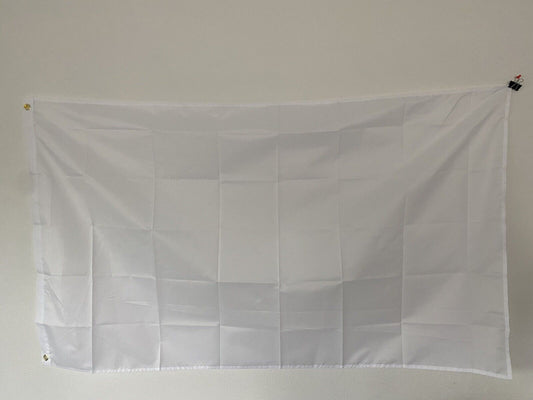 14 PACK 3' x 5' Solid White Color 100D Polyester Flag-ON SALE