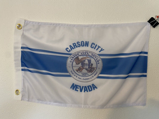 12x18 12"x18" Carson City Nevada Polyester Flag Z12