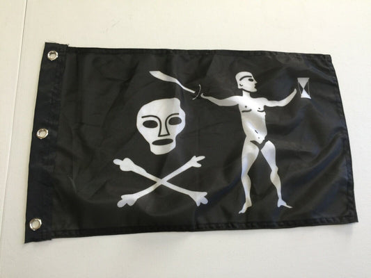 Pirate Dulaien 12" x 18"  Pirate Flag - Jolly Roger Car Boat 27