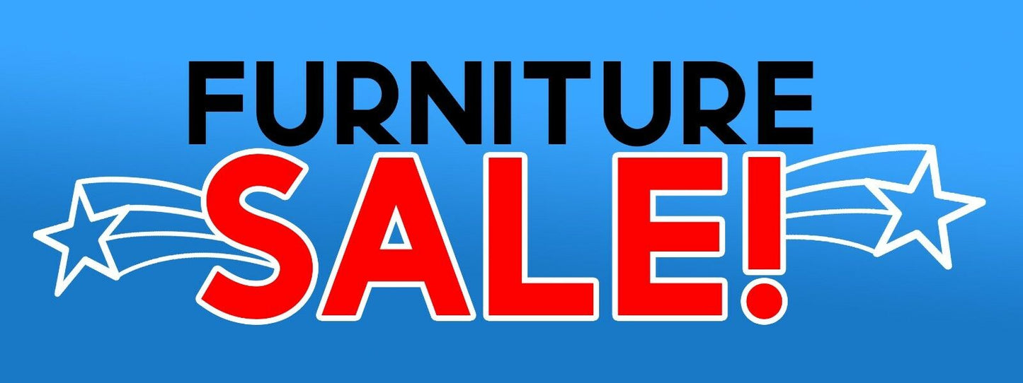 3ft x 8ft Furniture Sale Vinyl Banner- New-Free Shipping