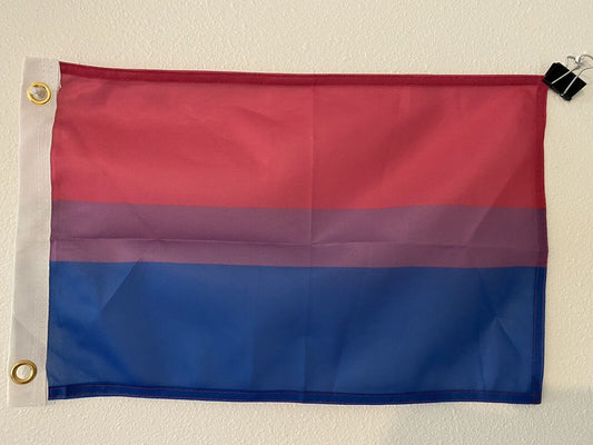 Bisexual Pride Flag 12" x 18"  Pride Flag LGBT Z22