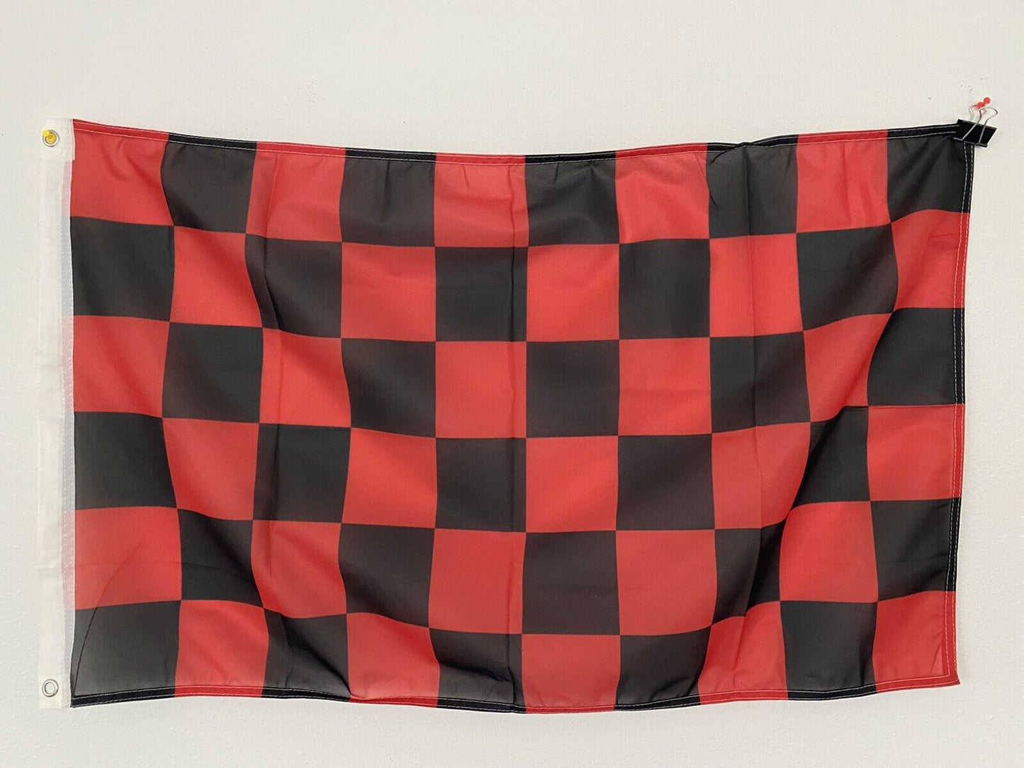 Checkered Red & Black Race Flag 2 x 3 Ft-On Sale!34