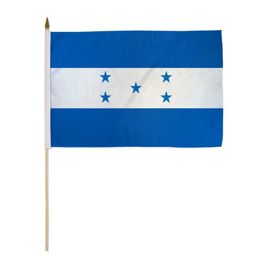 12x18 Inches Honduras Stick Flag wood Staff