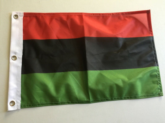12" x 18"  AFRO African American UNIA Black Lib Banner Polyester 12x18 Flag20