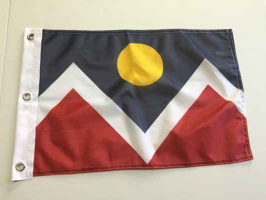 12" x 18"  City of Denver Colorado Premium Quality Flag 12x18 Banner Grommets20