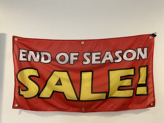 2x4 ft END OF SEASON SALE!  Banner  Sign -Super Polyester Fabric-New Z25