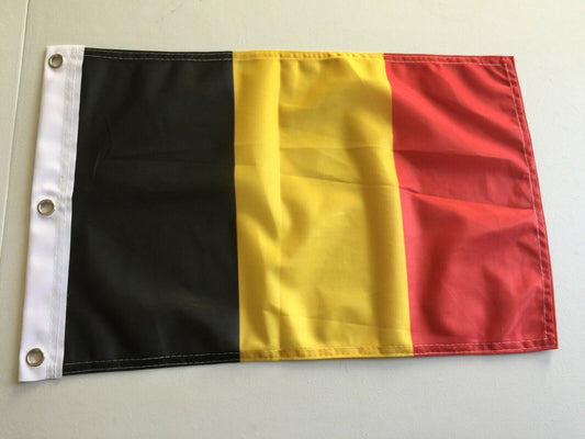 12" x 18"  BELGIUM FLAG 12x18 BELGIAN FLAGS EUROPEAN 19