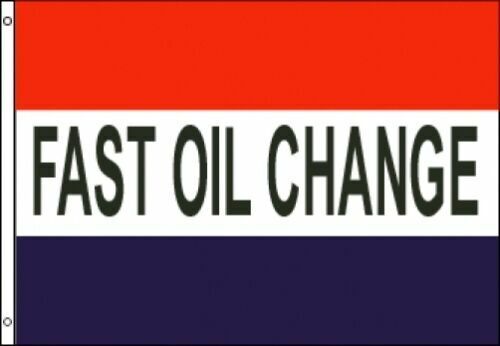 3x5 Fast Oil Change Flag Business Advertising Sign Banner Outdoor-New