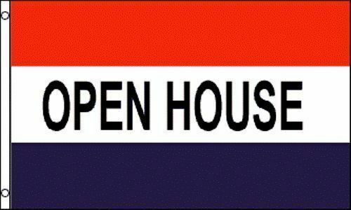 3x5 Open House Flag Advertising Flag 3' x 5' House Banner