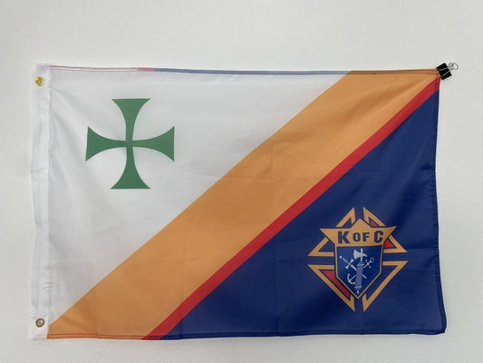 2x3  2' x 3' Knights of Columbus Flag with Grommets Z17