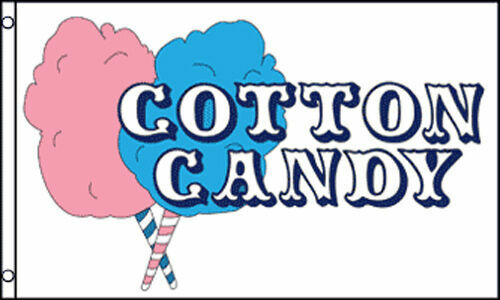 Flag 3'X5' BUSINESS ADVERTISING SIGN BANNER CONCESSION 3X5 - COTTON CANDY