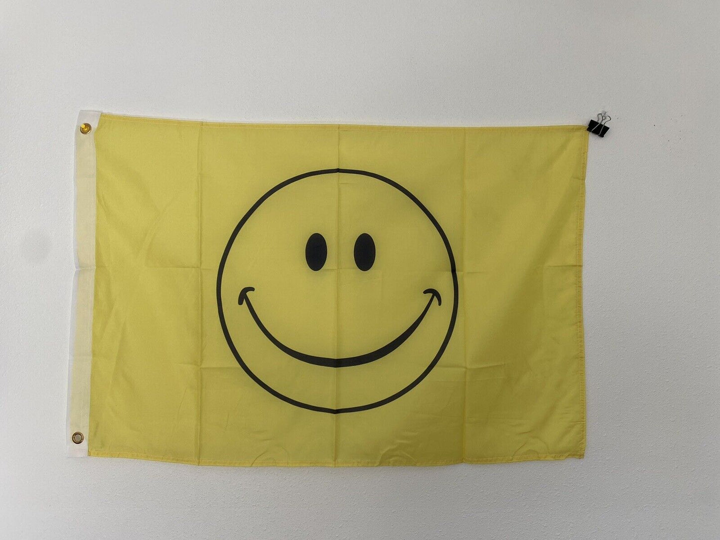 2 x 3 Ft 2' x 3' Happy Face 100D Polyester Flag Banner Z18