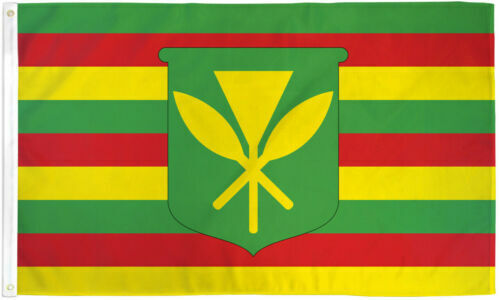 Kanaka Maoli Flag 3x5ft Native Hawaiian Flag Historical Hawaiian Royal Flag-New