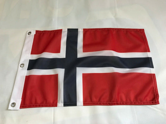 12x18 12"x18" Norway  Flag Boat Car 3 Grommets 3-Z15