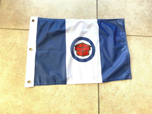 12 x 18 12" x 18" City Toledo, Ohio  Flag Banner Grommets31