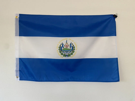 2' x 3' El Salvador 100D Polyester Boat Car Flag