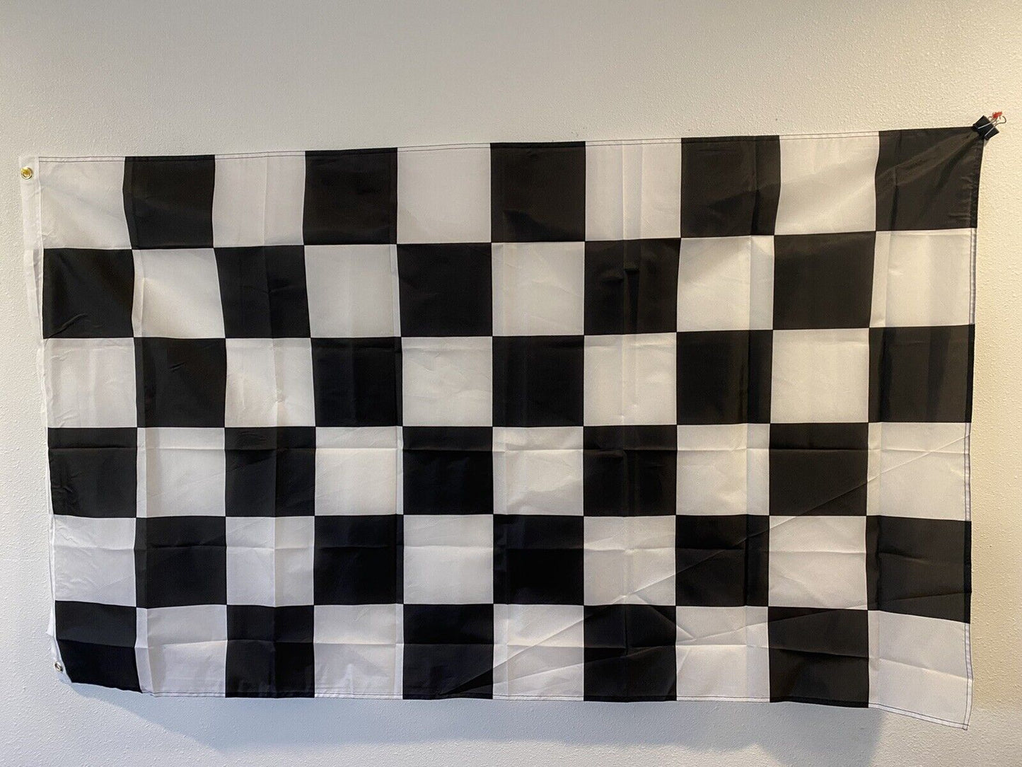 14 PACK - 3' x 5' BW Checkered Flag Black White Racing Checker Flag-ON SALE!