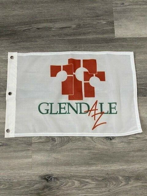 12" x 18"  City Glendale, Arizona Flag  12x18 Banner Brass Grommets43