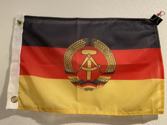 12" x 18"  EAST GERMANY FLAG GERMAN DEMOCRATIC DDR NEW BX 0