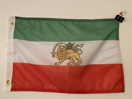 12x18 12"x18" Iran Lion Sleeve Flag Boat Car Garden-On Sale!Z5