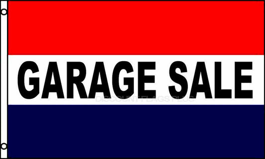 2 Pack GARAGE SALE Flag 3x5 Polyester-New