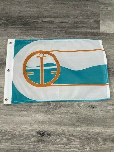 12" x 18"  City of Pittsburg, California Flag  12x18 Banner Brass Grommets41