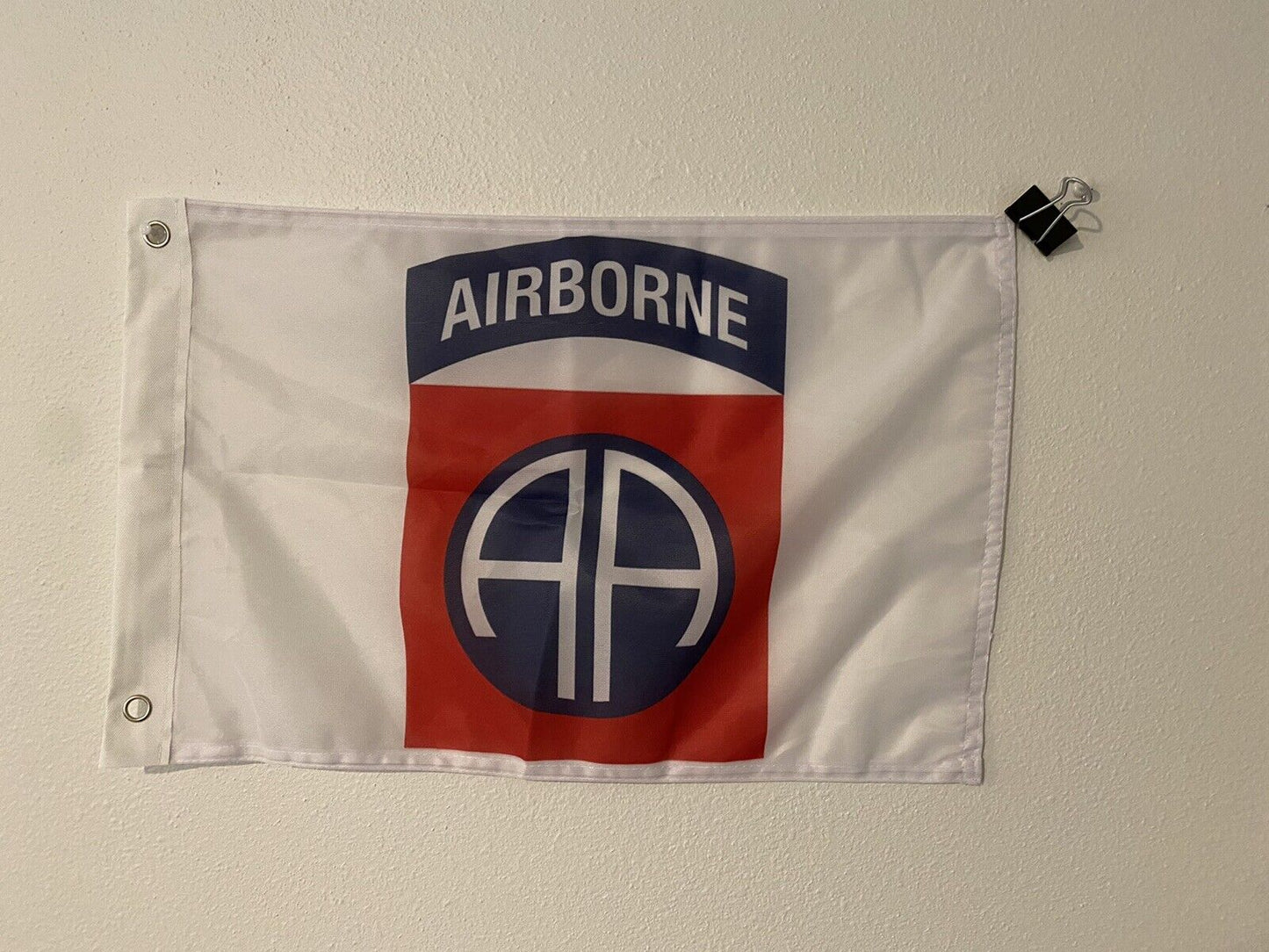 12x18 12"x18" 82nd Airborne White Grommets Flag Boat Car Garden Premium10