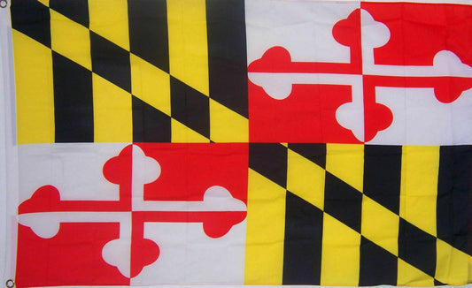 3X5 Maryland Flag Polyester Grommets State Banner-New