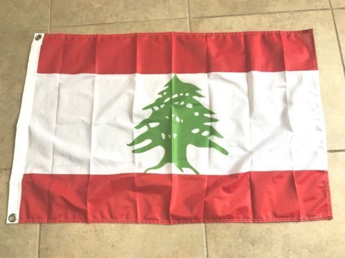 2x3 Lebanon Lebanese SuperPoly Premium QualityFlag 2'x3' House Banner Grommets39