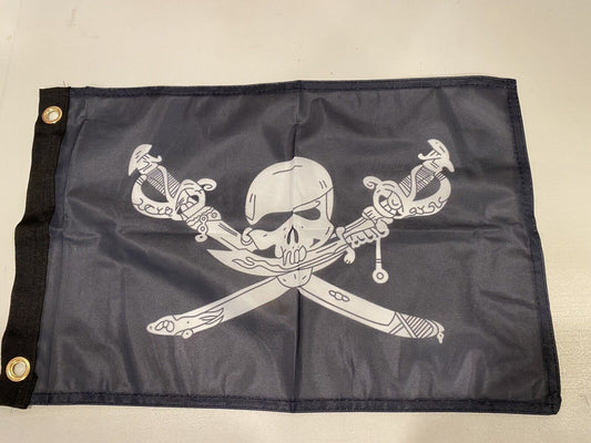 12" x18"  Jolly Roger Pirate Brethren of Coast Flag 12x18  Banner  Grommets 21