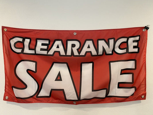 2x4 ft CLEARANCE SALE Banner  Sign -Super Polyester Fabric-New Z24
