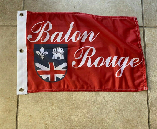 12 x 18 12" x 18" City Baton Rouge, Louisiana Flag Banner Grommets37