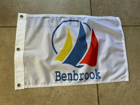 12 x 18 12" x 18" City Benbrook, Texas Flag Banner Grommets36