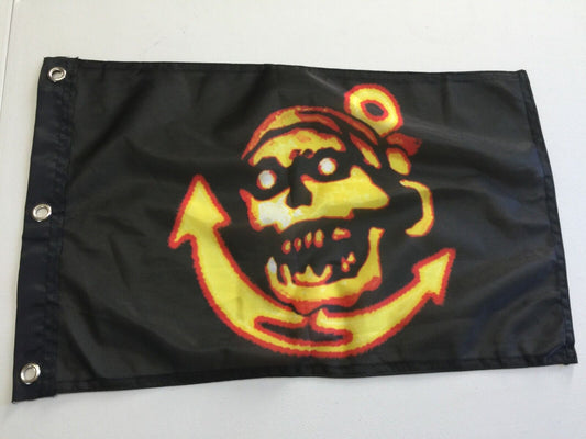 12" x 18"  Jolly Roger Pirate Flag Car Boat 27