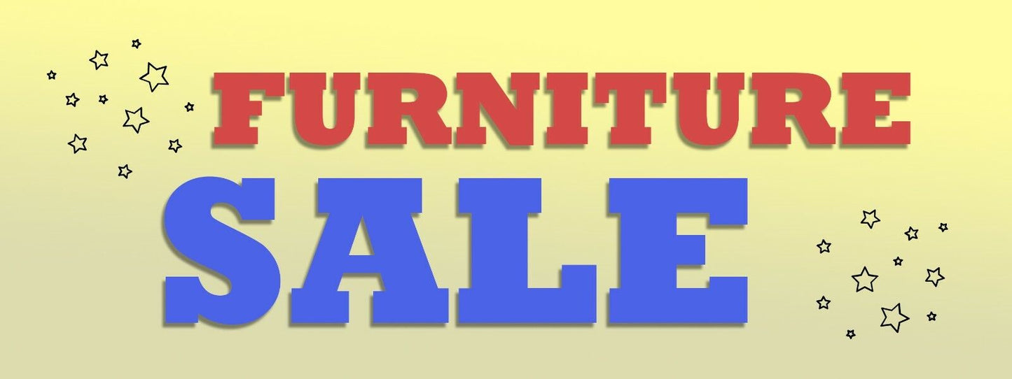 3ft x 8ft Furniture Sale Vinyl Banner- New-Free Shipping