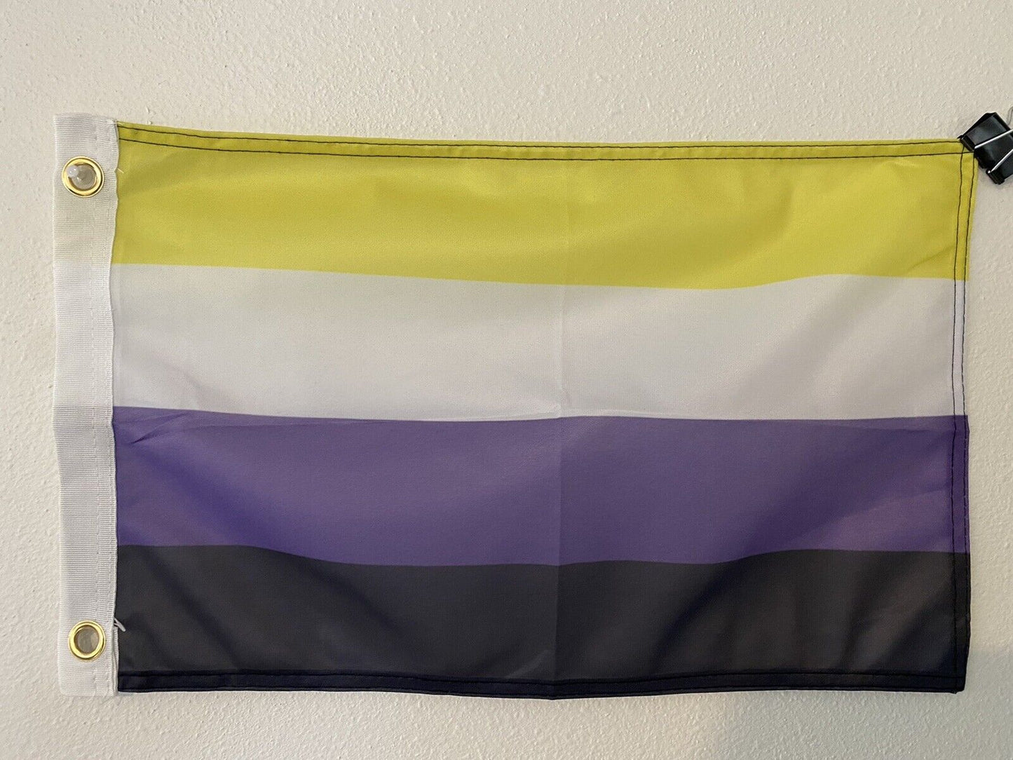 Non-Binary Pride Flag 12" x 18"  Pride Flag LGBT Z22