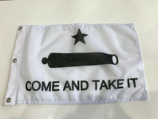 12x18 12"x18" Gonzales Gonzalez Come and Take It Texas Flag Banner Grommets9-Z9