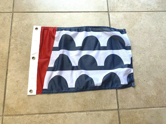 12 x 18 12" x 18" City Des Moines, Iowa Flag Banner Grommets39