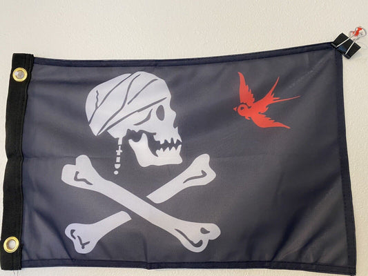 12x18 Jolly Roger Pirate Jack Sparrow Flag 12"x18" house banner  polyester26