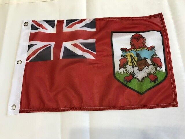 12x18 12"x18" Country of Bermuda Boat Flag Super Poly Grommet 5-Z10