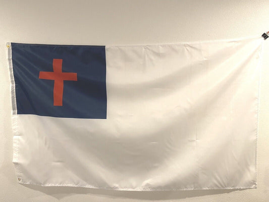 Christian Religious Flag Polyester 100D 3x5 ft In Door and Out Door