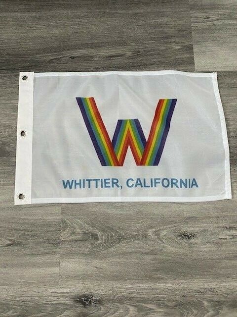 12" x 18"  City of Whittier, California Flag 12x18 Banner Brass Grommets31