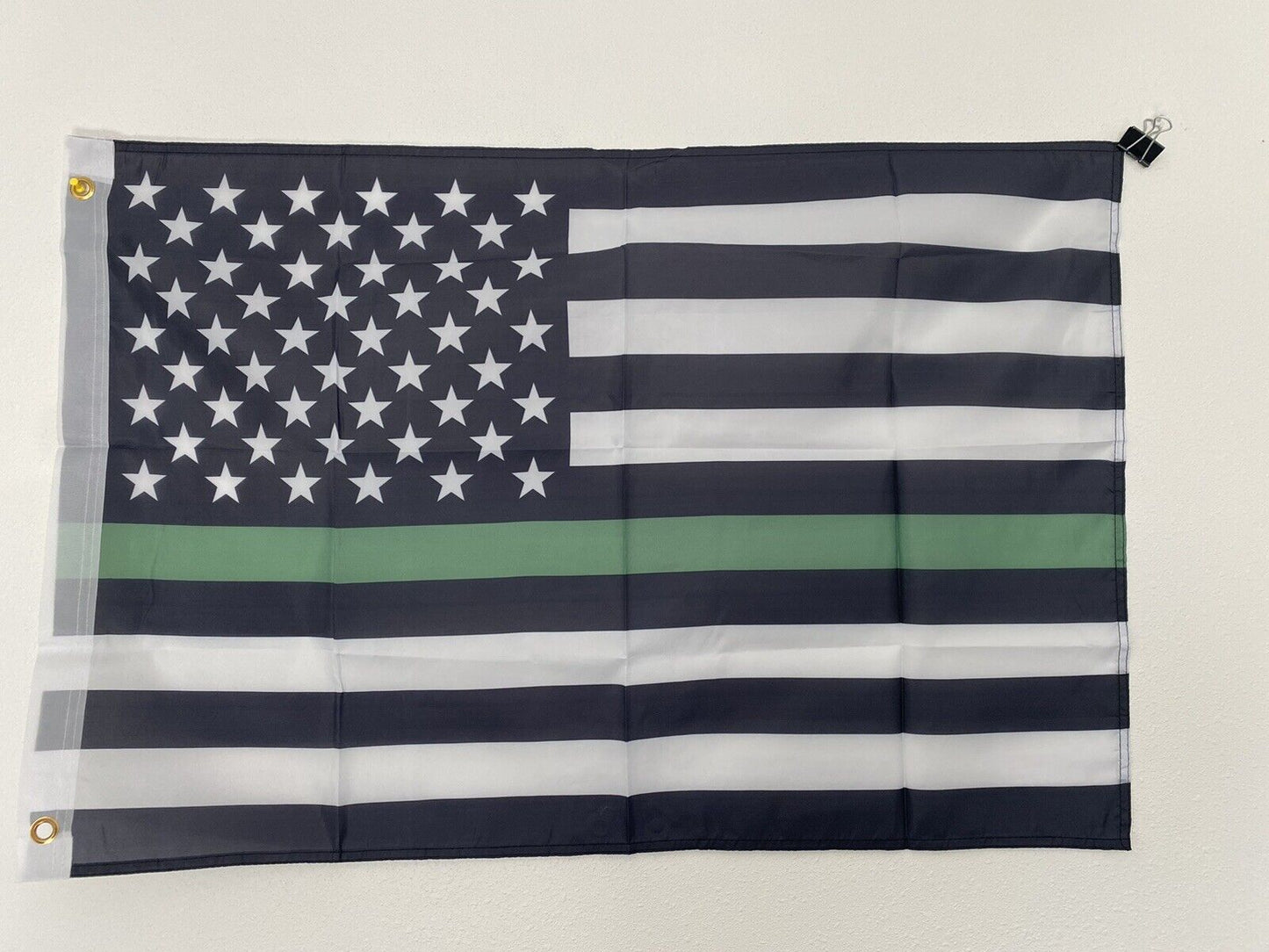 2 x 3 Ft 2' x 3' THIN GREEN LINE FLAG BORDER PATROL MILITARY LIVES MATTER Z18