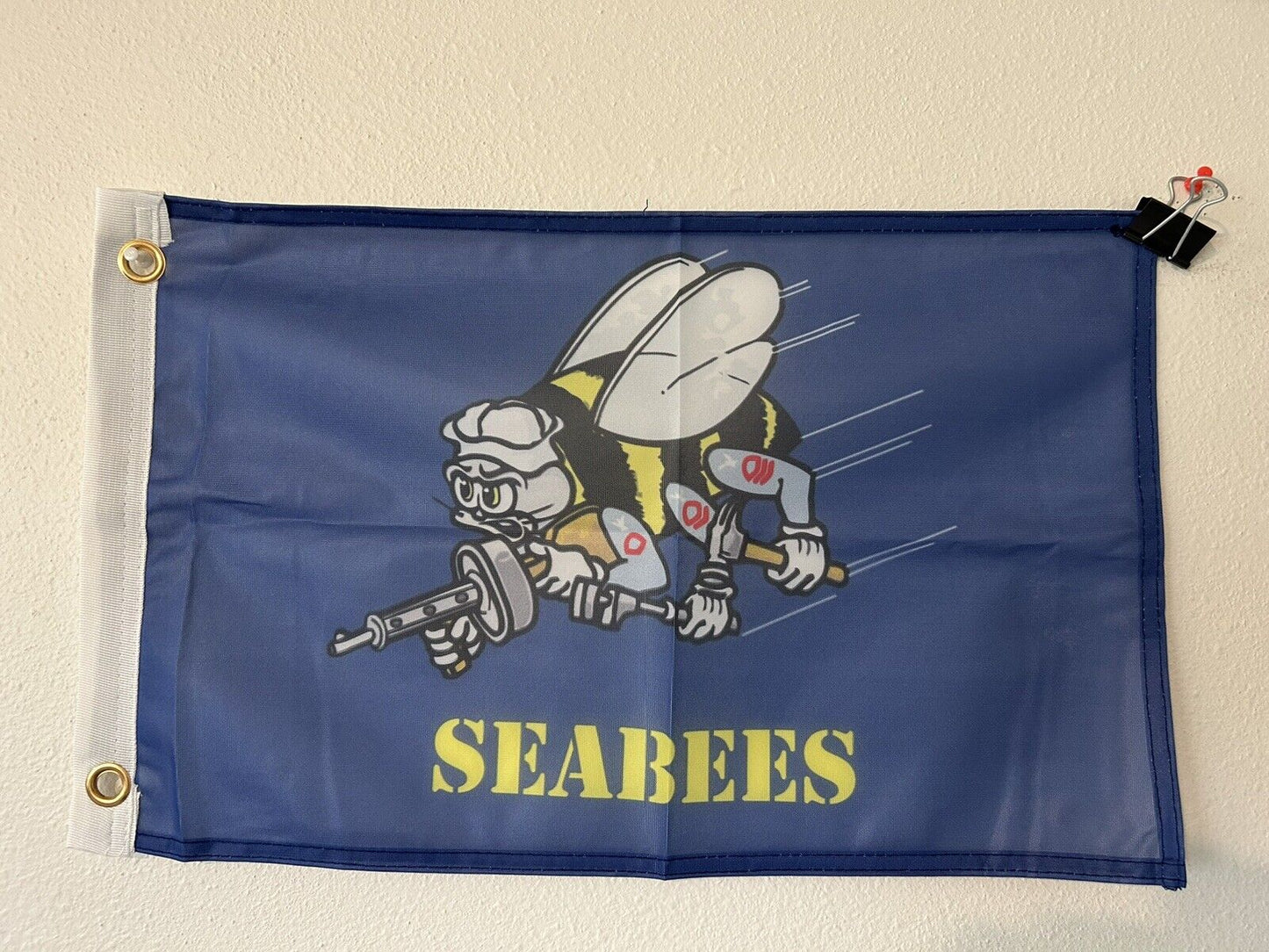 12x18 12"x18" U.S. Navy Seabees Grommets Flag Boat Car Garden-NewA10