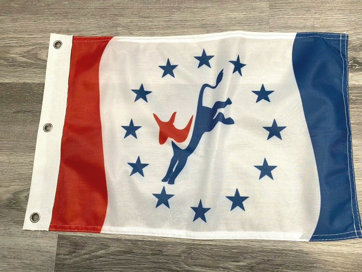 12" x 18"  Democrat Flag with 3 grommets banner Democratic -29